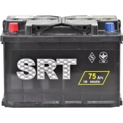 Акумулятор автомобільний SRT 6СТ-75АЗ (1) (+/-) (L3) 640А 12V (E)