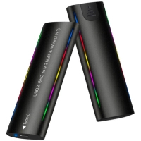 Кишеня зовнішня Dynamode M.2 SSD NVMe/SATA combo USB3.2 GEN2 Type-C aluminium black (DM-CAD-SSD10)
