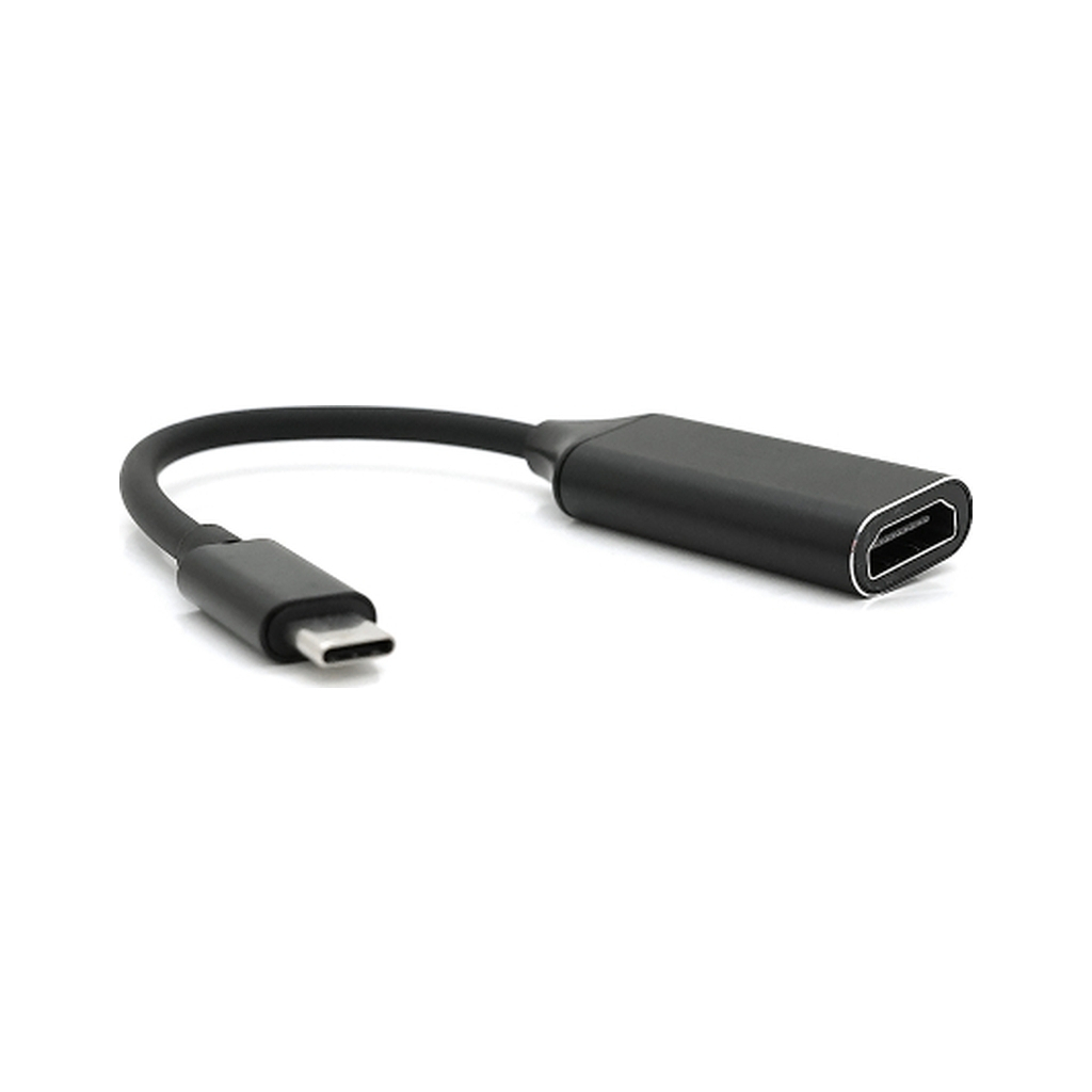 Перехідник USB-C to HDMI F 0.1m 4K black Voltronic (YT-C-Type-C(M)/HDMI(F)Bk) Перехідник USB-C to HDMI F 0.1m 4K black Voltronic (YT-C-Type-C(M)/HDMI(F)Bk)