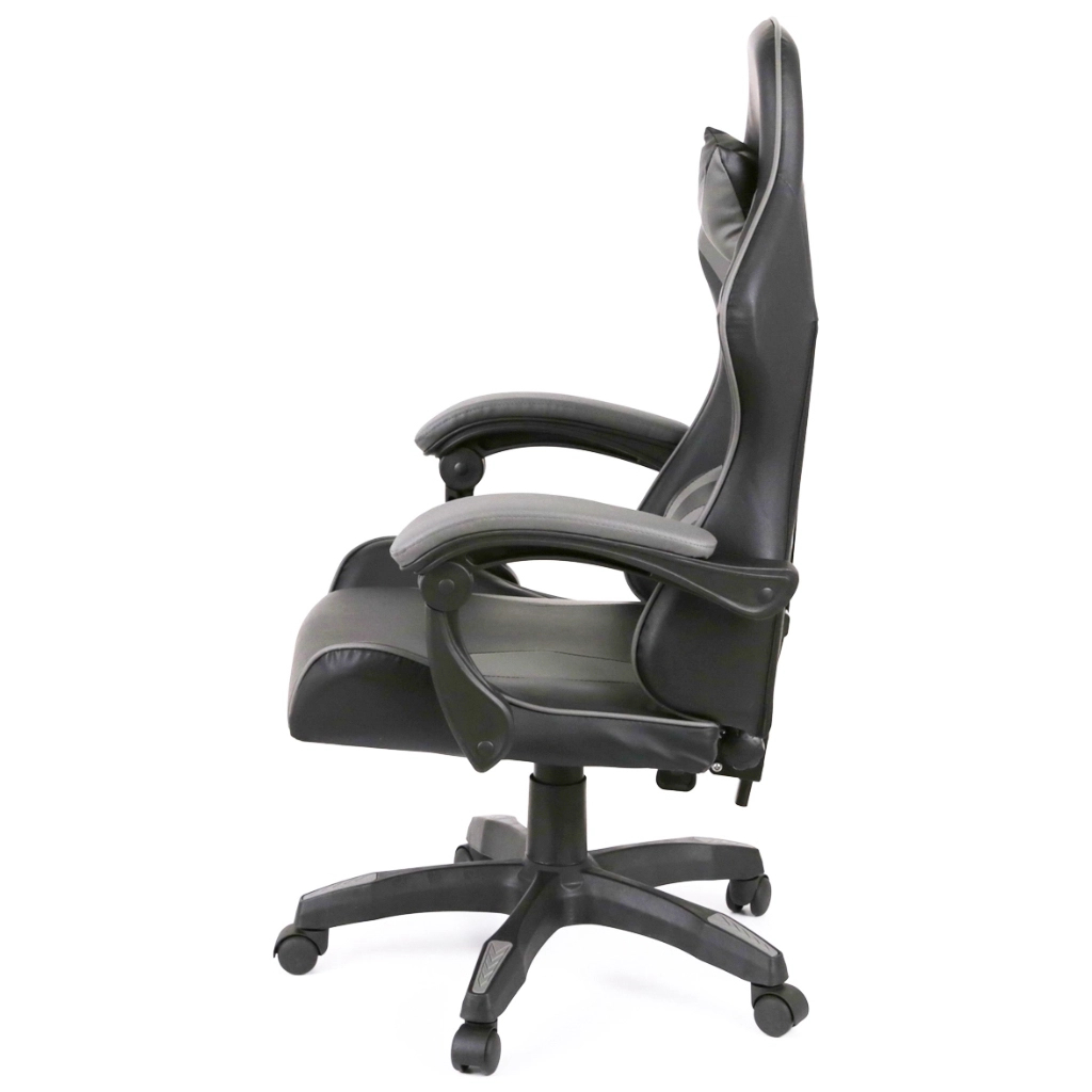 Крісло ігрове Аклас Бешкет ANF підліткове Чорний (PU-чорний/сірий) (00160338)