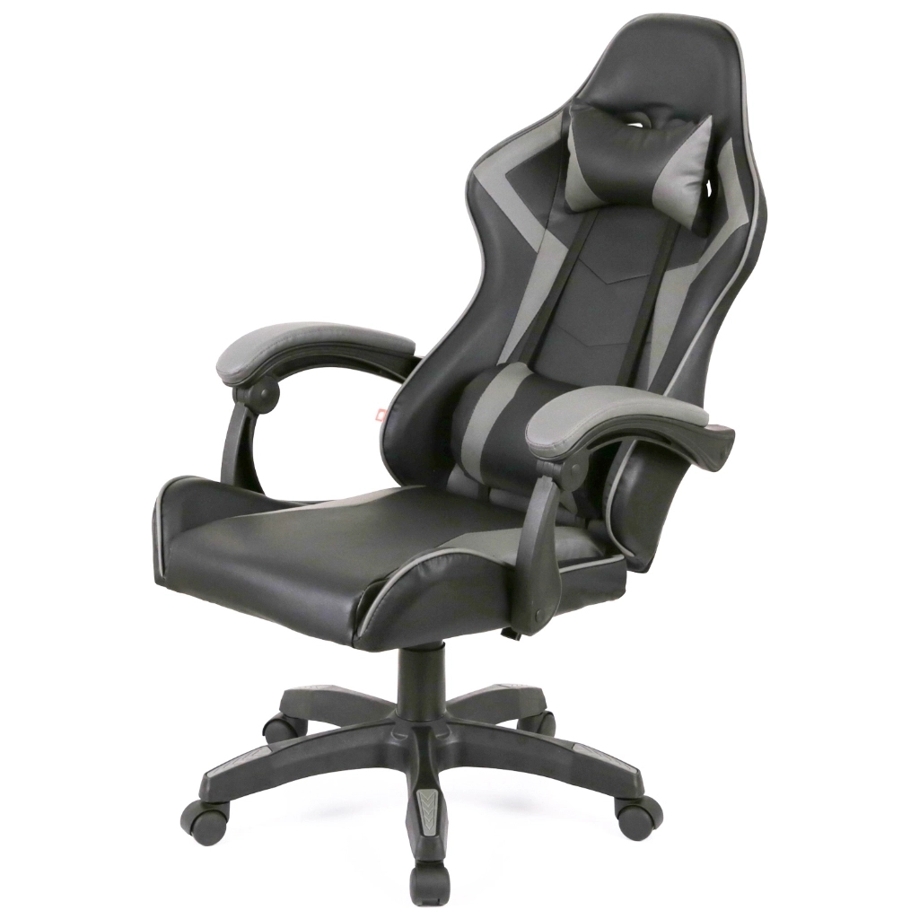 Крісло ігрове Аклас Бешкет ANF підліткове Чорний (PU-чорний/сірий) (00160338)