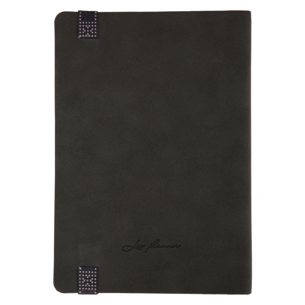 Тижневик Leo planner А5 датований 2026 "Voyage", м‘який, графітовий, 368 сторінок (252695)