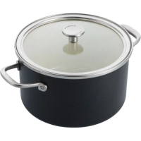 Каструля KitchenAid Steel Core 24 см 6 л матовий чорний (CC006001-001)