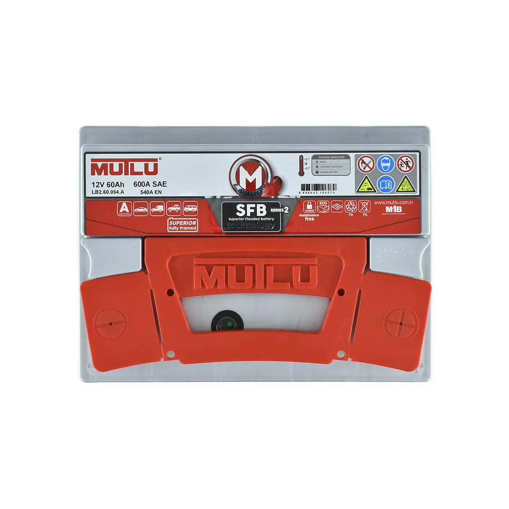Акумулятор автомобільний MUTLU 6СТ-60 (0) SFB LB2.60.054.A Акумулятор автомобільний MUTLU 6СТ-60 (0) SFB LB2.60.054.A