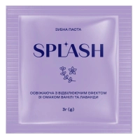Toothpaste Splash Refreshing with a whitening effect With a taste of vanilla and lavender 3 g (4820266831769)