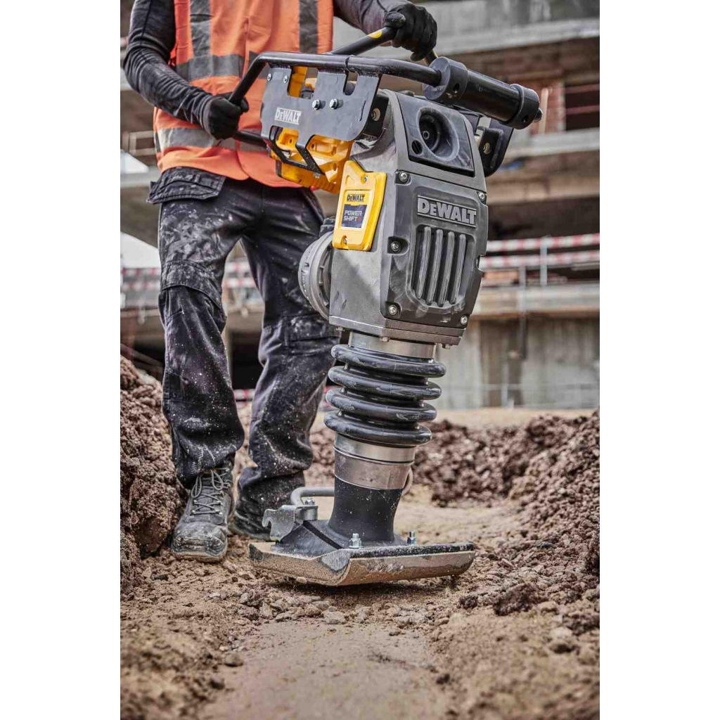 Вібротрамбувалка DeWALT POWERSHIFT Li-Ion 55V, 11.6 кН, 65 кг (без АКБ та ЗП) (DCPS660N)