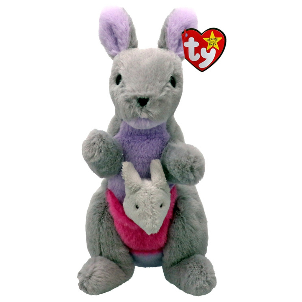М'яка іграшка Ty Beanie Babies Сірий кенгуру Kayla 15 см (41349) М'яка іграшка Ty Beanie Babies Сірий кенгуру Kayla 15 см (41349)