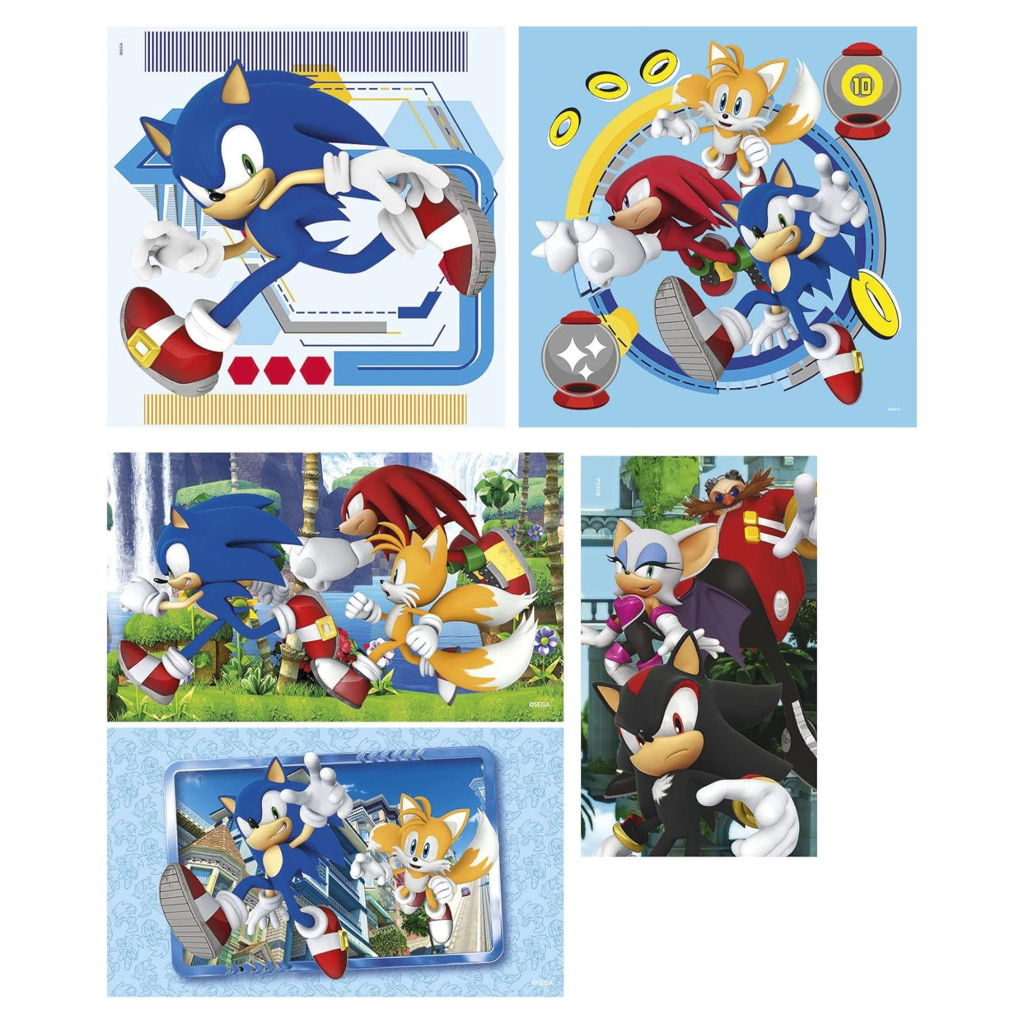 Пазл Clementoni 10 в 1 Sonic (80508)