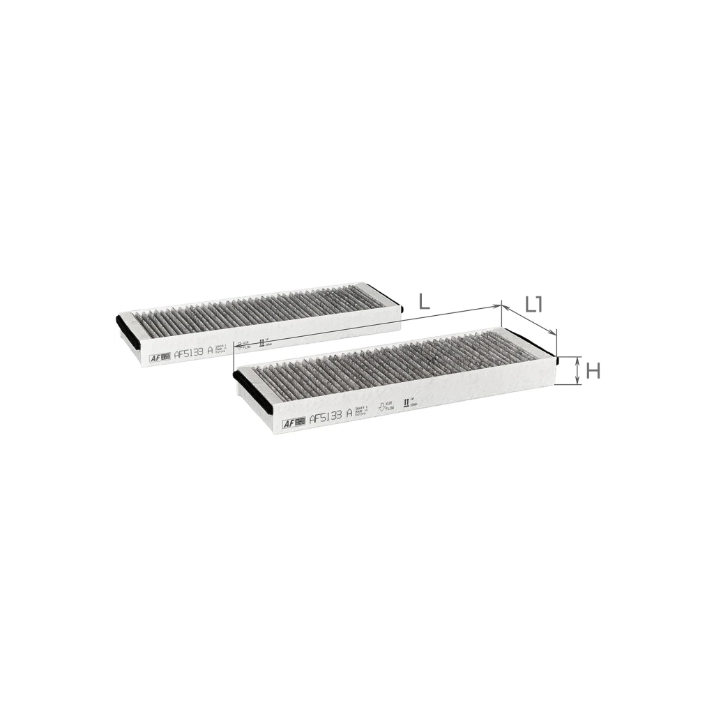 Фільтр салону ALPHA FILTER AF5133a-2