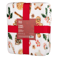 Plaid ARDESTO Flannel 100% polyester, gingerbread 160x200 cm (ART0118PB)