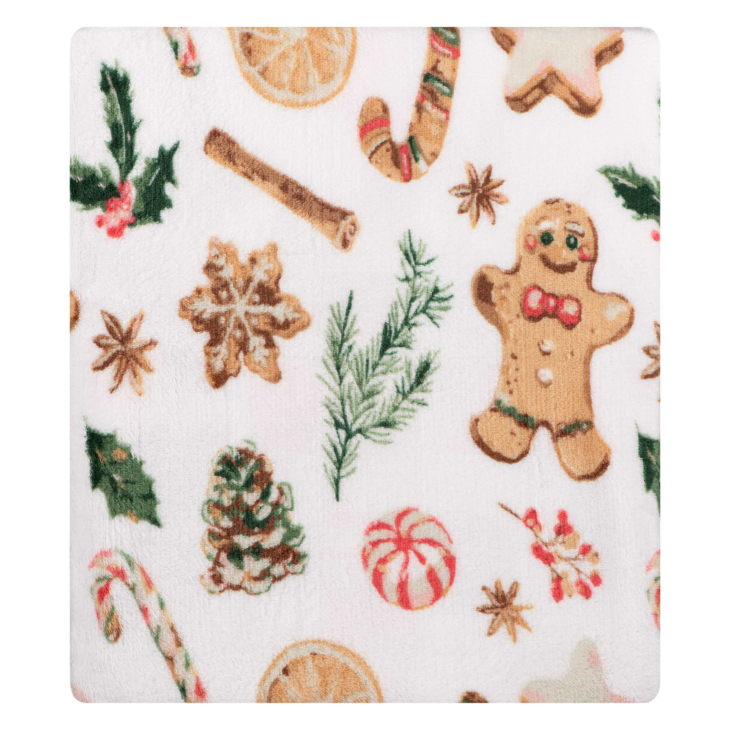 Плед Ardesto Flannel 100% поліестер, імбирні пряники 160х200 см (ART0118PB) Плед Ardesto Flannel 100% поліестер, імбирні пряники 160х200 см (ART0118PB)