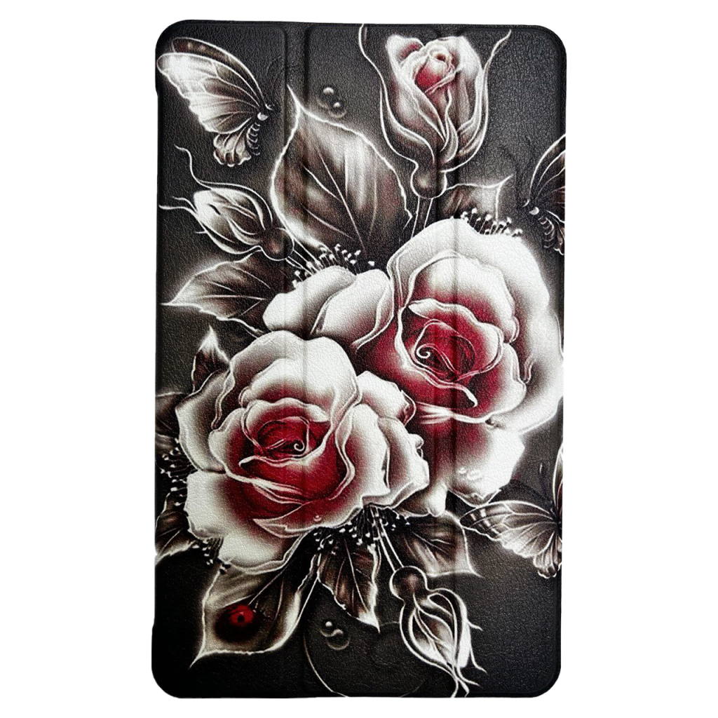 Чохол до планшета BeCover Smart Case Samsung Galaxy Tab A11 Plus SM-X236B 11.0" Black Rose (714013)