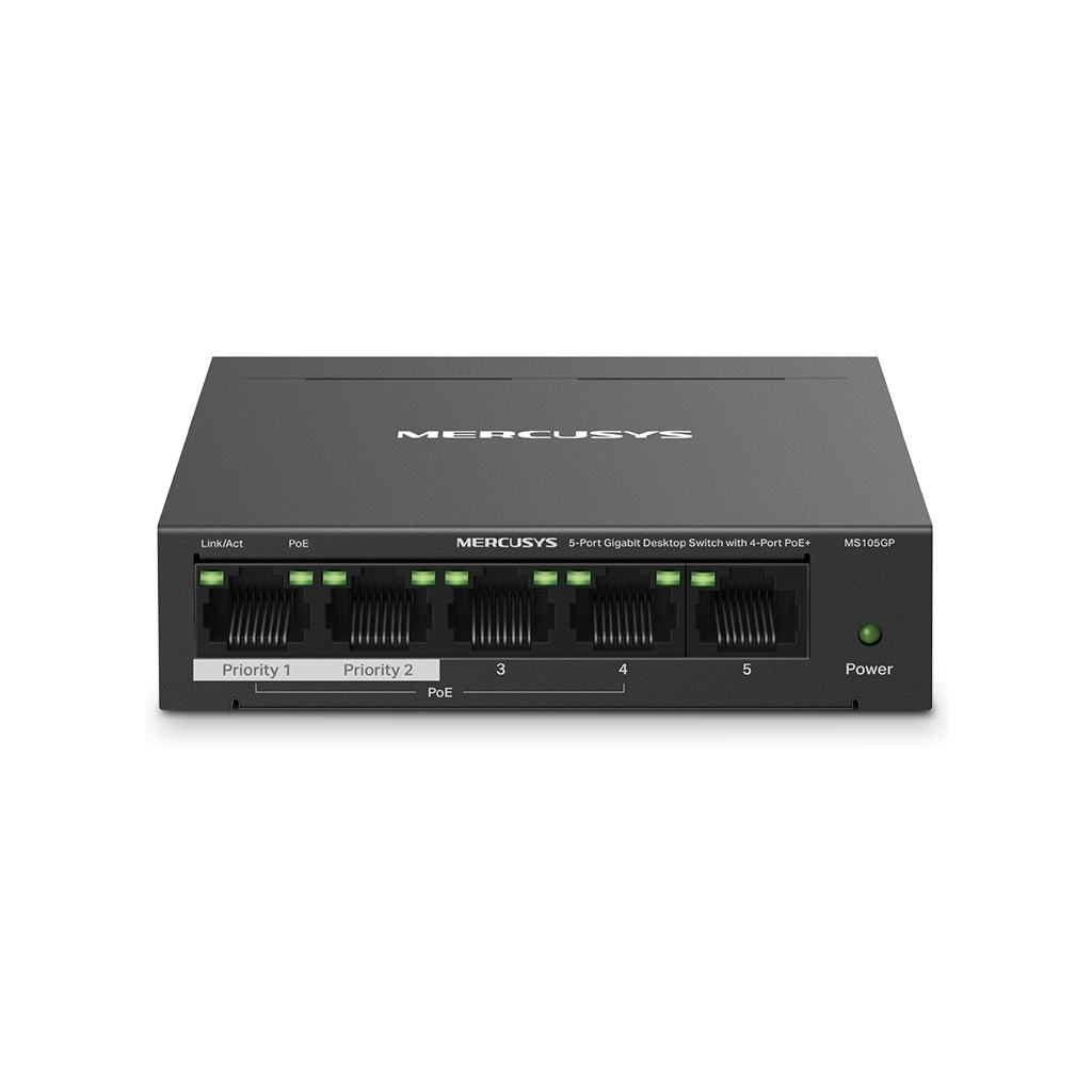 Комутатор мережевий Mercusys MS105GP
