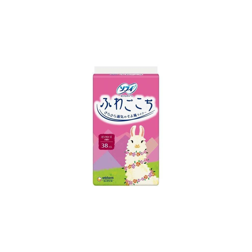 Щоденні прокладки Unicharm Sofy Soft Comfort З ароматом троянди 38 шт (4903111316939)