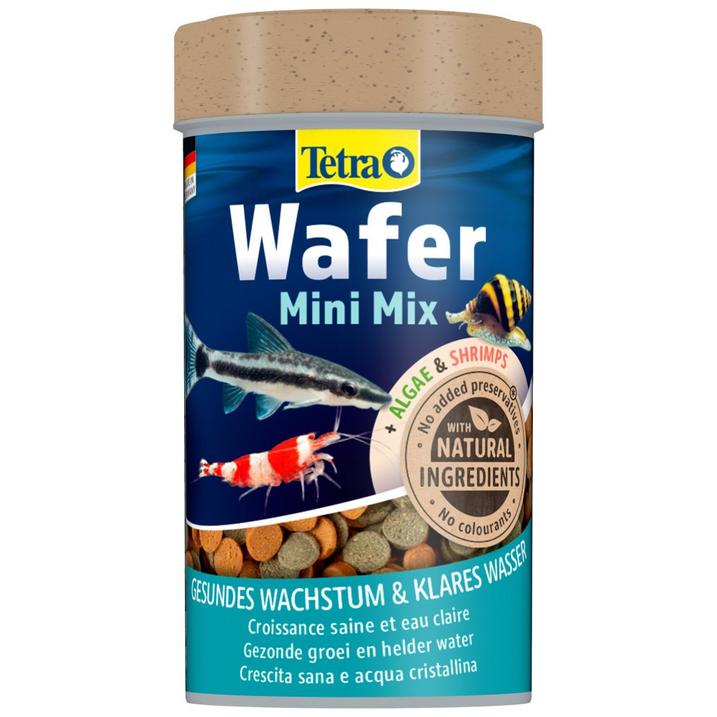 Корм для риб Tetra Wafer Mini Mix для акваріумних донних риб таблетки 100 мл (4004218811164)