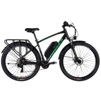 Електровелосипед Formula eCURSOR MAN AM DD 29" 19" 48B 13А*г 500Вт 2026 чорно-зелений (ELB-FR-29-242)