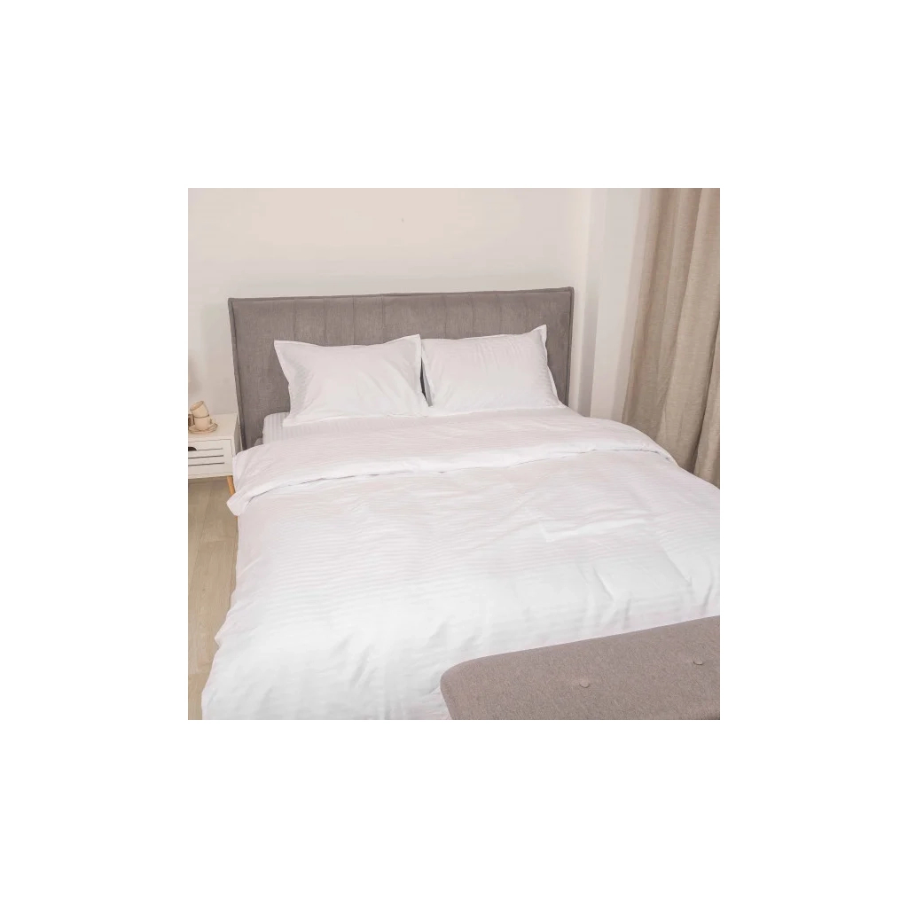 Постільна білизна Tiare Сатин Страйп White сімейний (White_Stripe_sm)