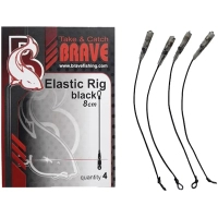 Амортизуюча гума Brave Elastic Rig 12cm Black (4шт/уп) (773.00.08)