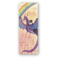 Bookmarks for books by Lyutsynka "Dragon and kitten. Castle" 1 pc. (LK000000158) (2000000000158)