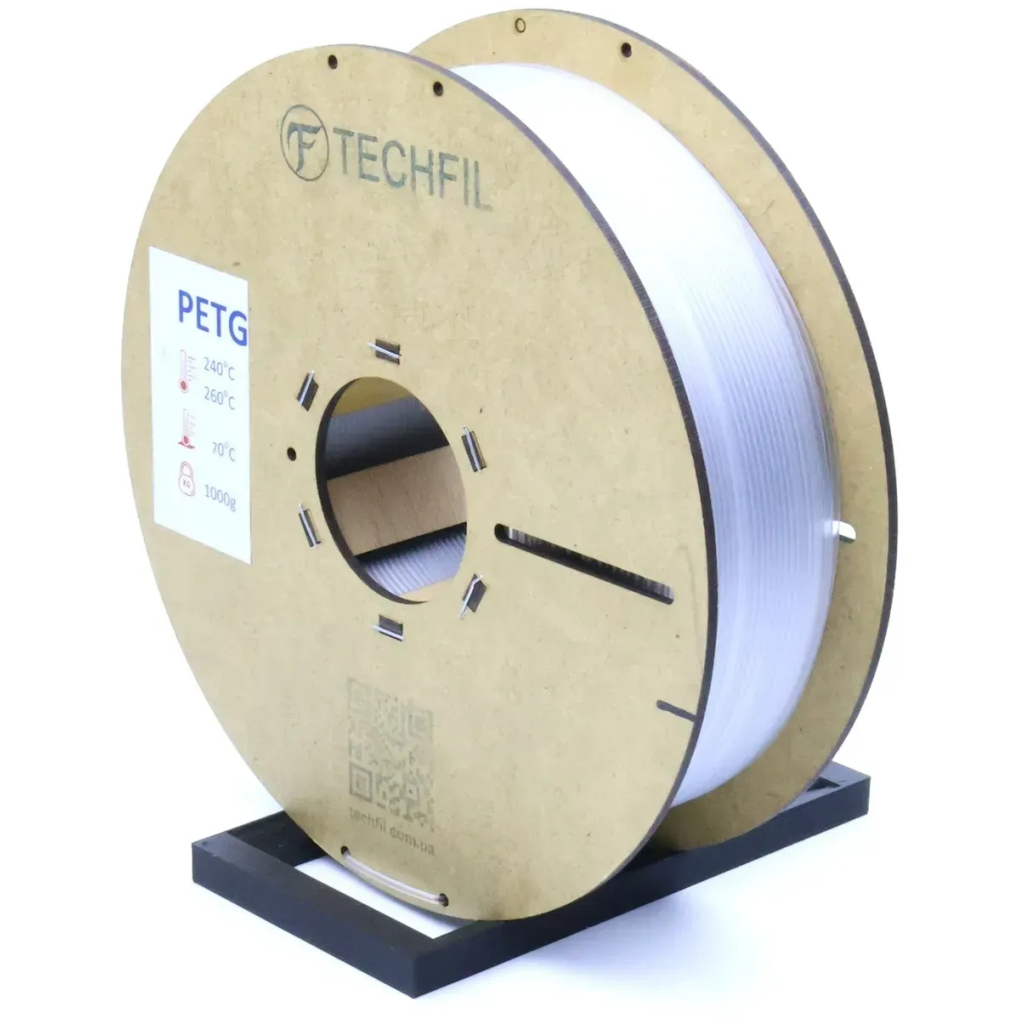 Пластик для 3D-принтера Techfil PETG 074 1.75мм 1кг natural transparent (PETG074-1000-NATURAL)