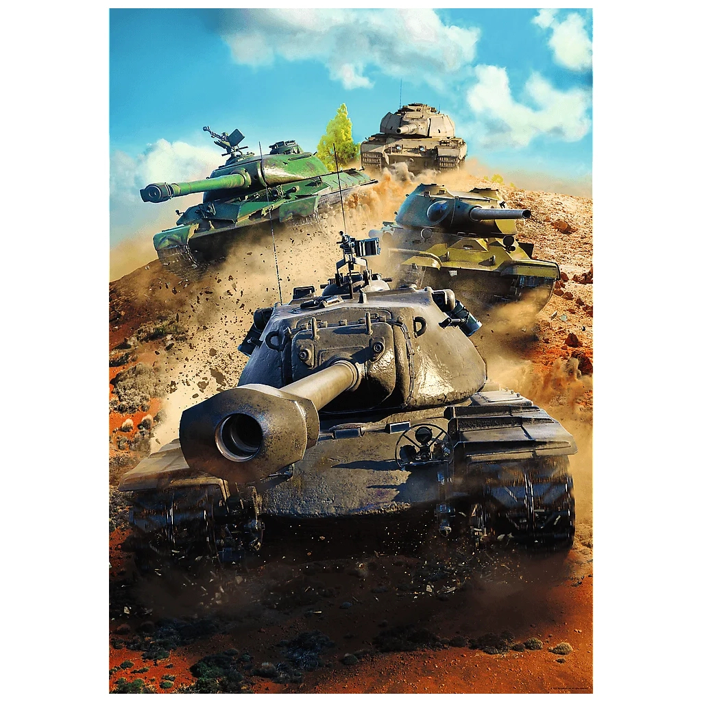 Пазл Trefl World of Tanks: Танки в бою 1000 елементів (5900511109436) Пазл Trefl World of Tanks: Танки в бою 1000 елементів (5900511109436)