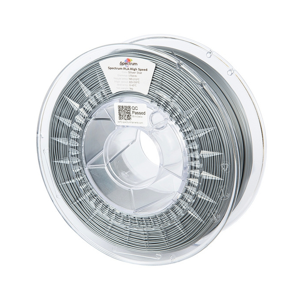 Пластик для 3D-принтера Spectrum PLA HS Premium 1.75mm 1kg Silver Star (81067)