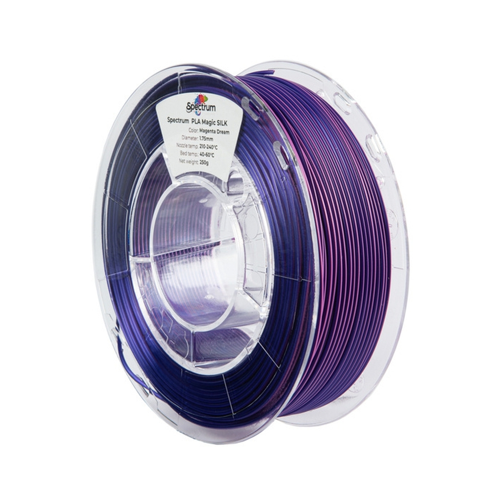 Пластик для 3D-принтера Spectrum PLA Magic SILK 1.75mm 0.25kg Magenta Dream (81402)