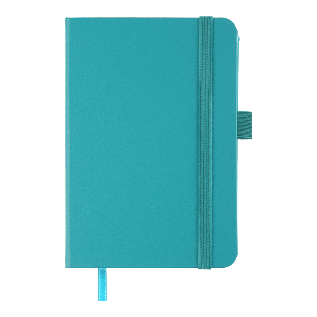 Книга записна Buromax ETALON 95 х 140 мм, 96 аркушів, клітинка, бірюзовий (BM.296160-06)