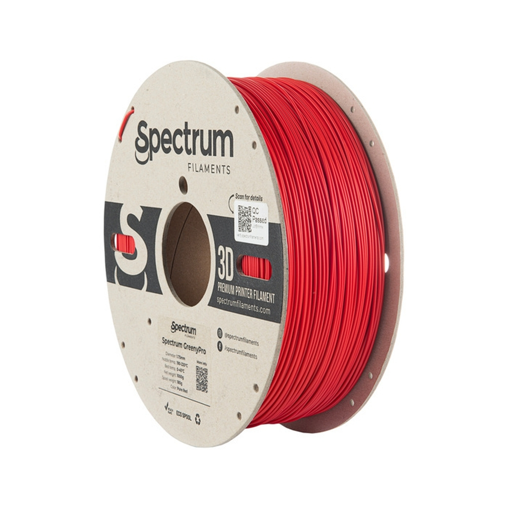Пластик для 3D-принтера Spectrum GreenyPro 1.75mm 1kg Red, Pure (80905)