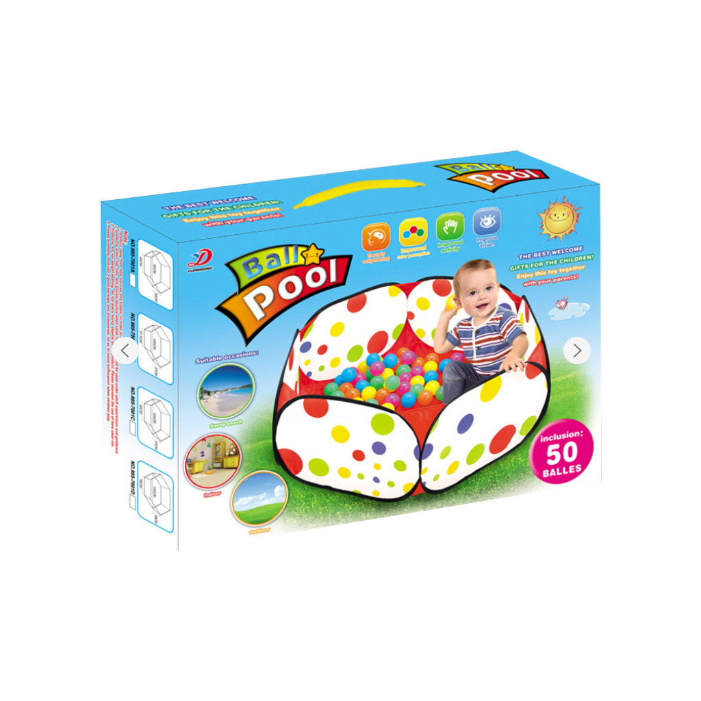 Розвиваюча іграшка Iggy Ziggy Манеж дитячий Ball Pool з кулькам (3858894672349)