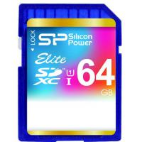 Карта пам'яті Silicon Power 64Gb SDXC class 10 UHS-I Elite (SP064GBSDXAU1V10)