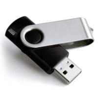 USB флеш накопичувач Goodram 128GB Twister Black USB2.0 (PD128GH2GRTSKR9)