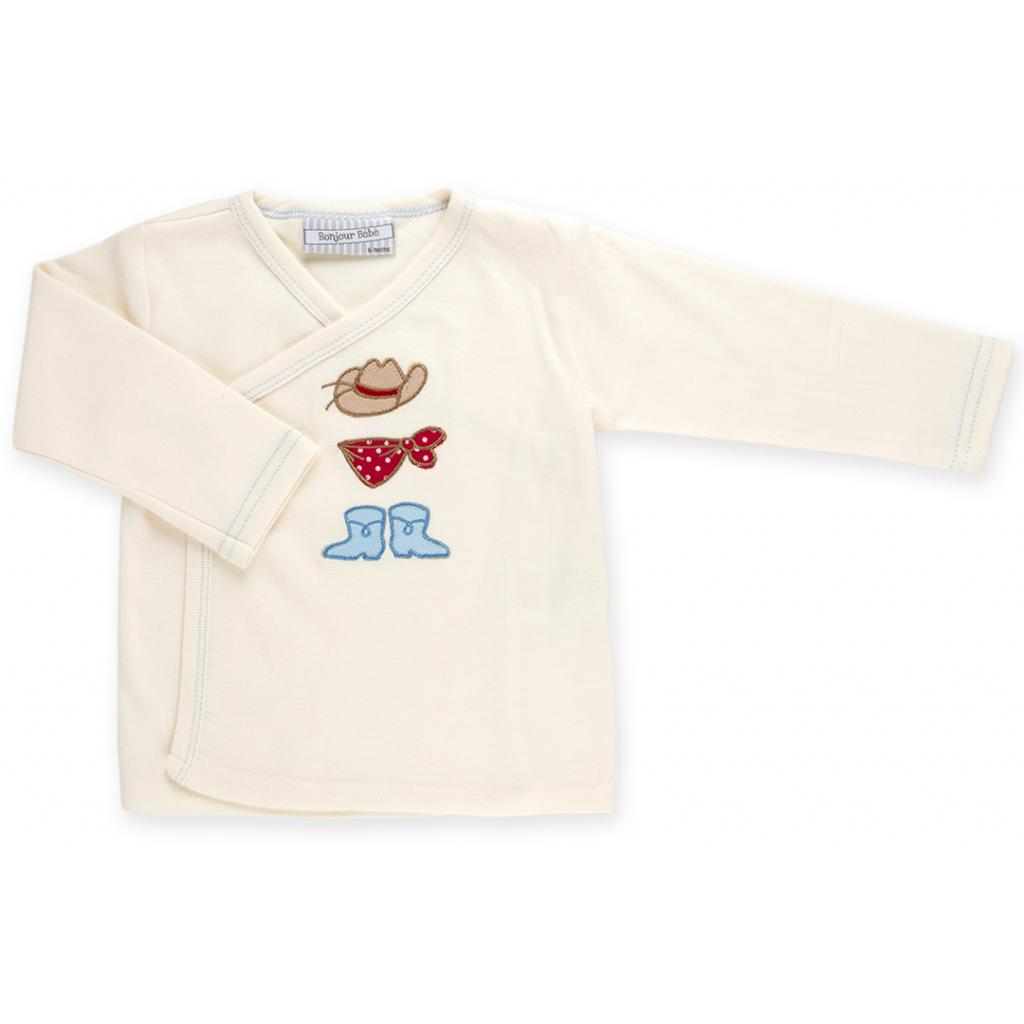 Набір дитячого одягу Luvena Fortuna чоловічок, штанці, кофточка і шапочка (F7762.C.3-6)