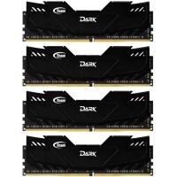 Модуль пам'яті для комп'ютера DDR4 32GB (4x8GB) 2666 MHz Dark Black Team (TDKED432G2666HC15AQC01)