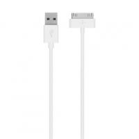 Дата кабель USB 2.0 AM to Apple 30 pin 1.2m Belkin (F8J043bt04-WHT)