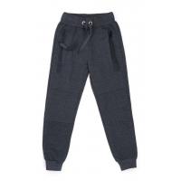 Штани дитячі Breeze на манжетах і з блискавкою (9984-152B-gray)