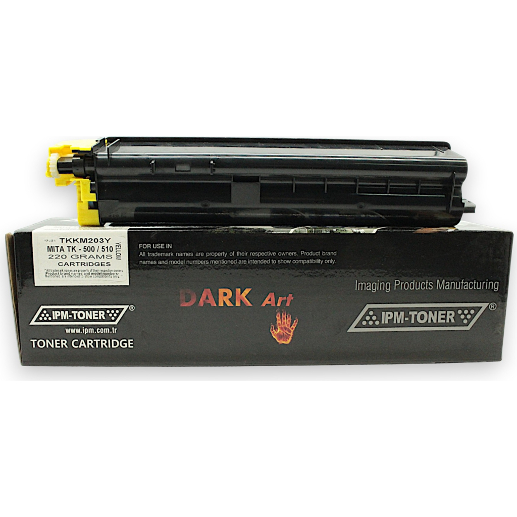 Картридж IPM Kyocera-Mita TK-500/510 220г Yellow (TKKM203Y)