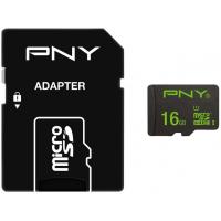 Карта пам'яті PNY flash 16GB microSDHC class 10 (SDU16GPER50-EF)