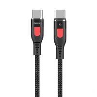 Дата кабель USB-C to USB-C 1.0m Super PD Fast black Remax (RC-151A-BLACK)