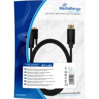 Кабель мультимедійний DVI F to DisplayPort M 2.0m Mediarange (MRCS131)