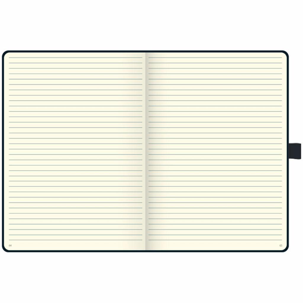 Блокнот Brunnen Компаньйон А5 в лінійку 96 аркушів Чорний (10-552 27 05)