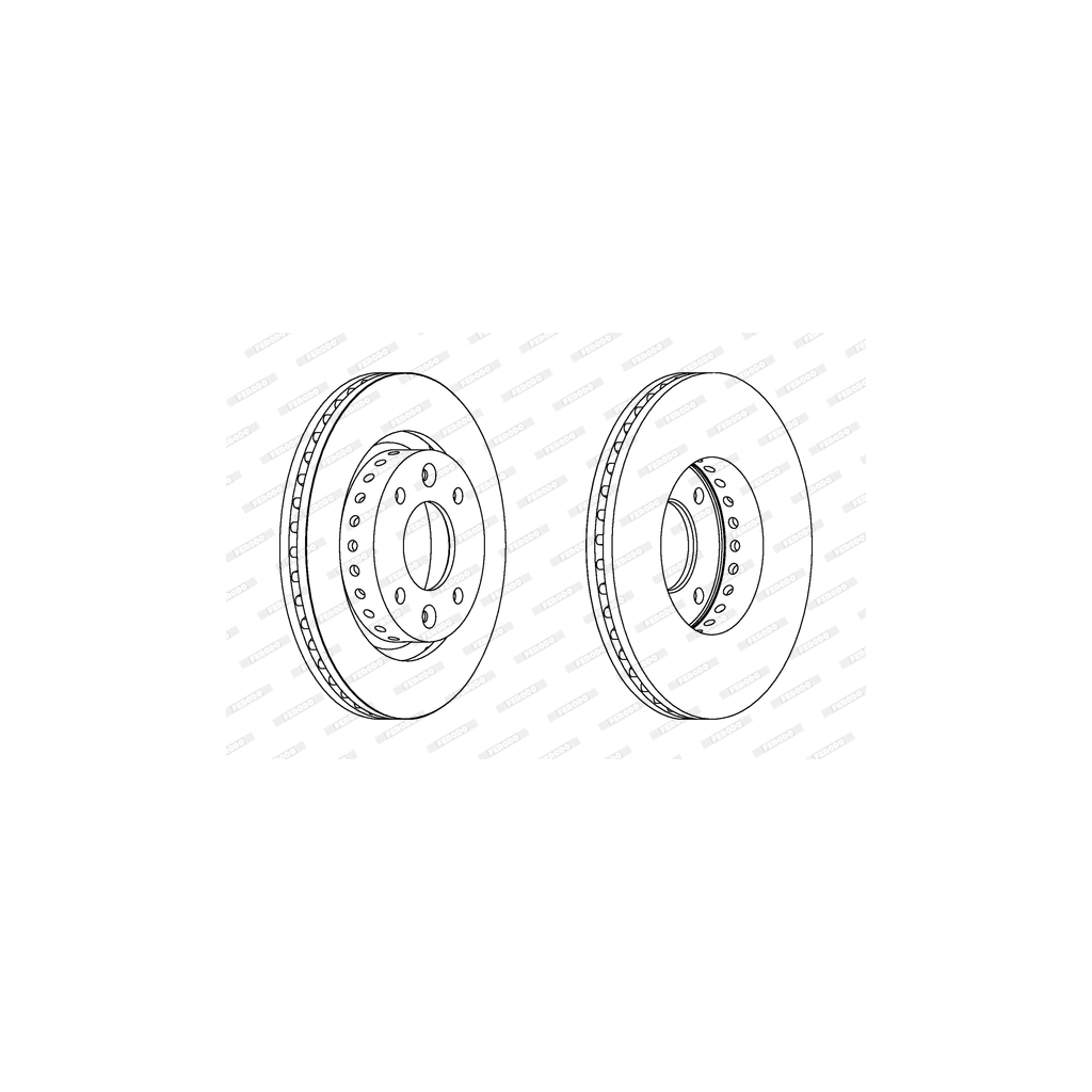 Гальмівний диск FERODO DDF1397