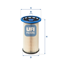 Fuel filter UFI 26.038.00