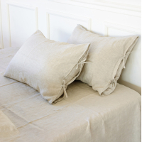 Pillowcase MirSon Natural Linen 40x60 Gray sky (2200005371879)
