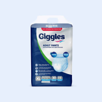 Diapers for adults Giggles Extra Large 120-170 cm 30 pcs (8680131205011)
