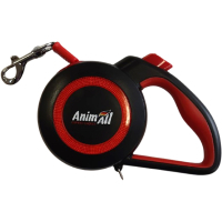 Повідець для собак AnimAll Reflector MS7110-5M L до 50 кг 5 м (червоно-чорний) (4820224500539)
