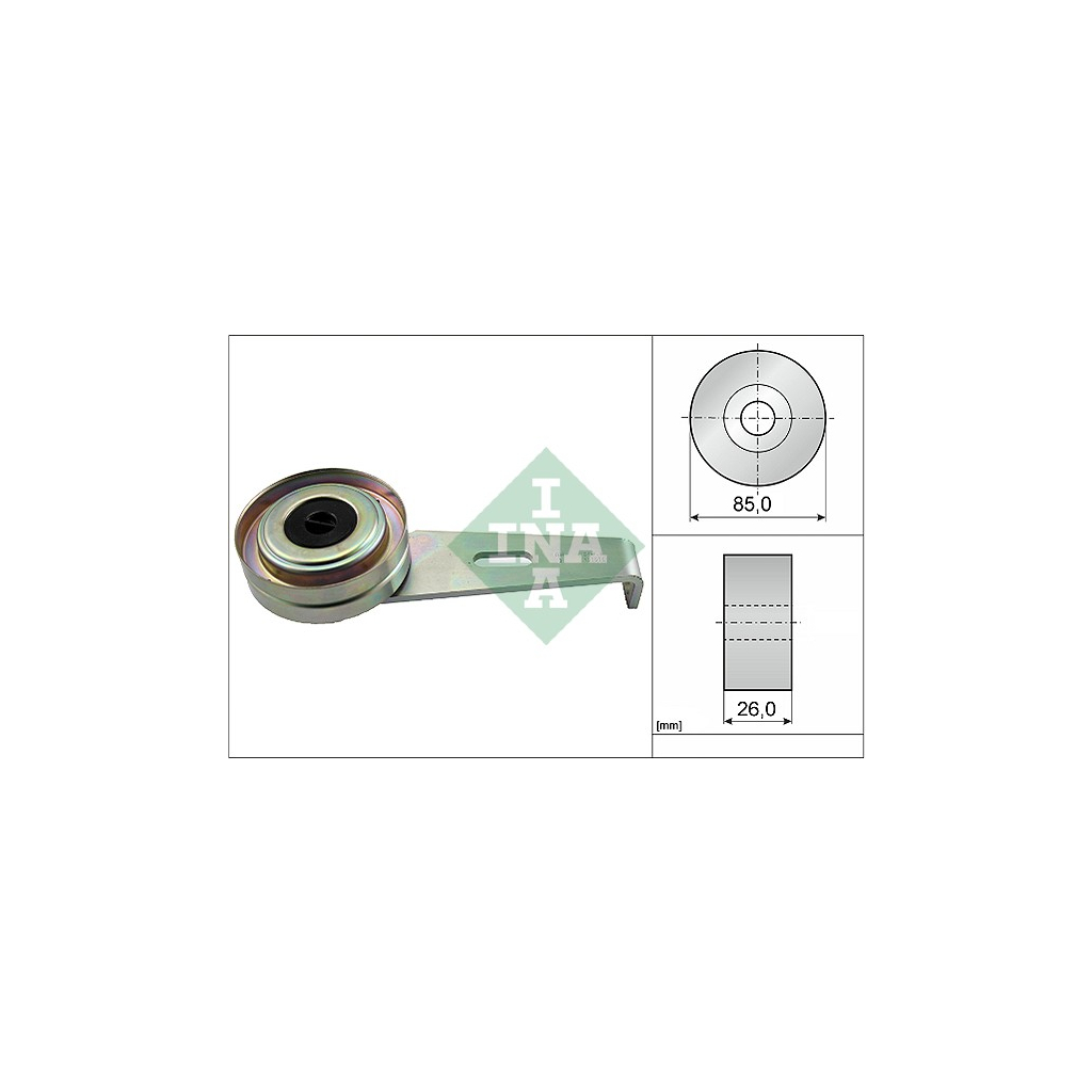 Ролик натягувача ременя INA 531 0097 10 Ролик натягувача ременя INA 531 0097 10