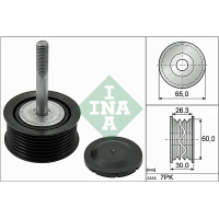 Belt tensioner roller INA 532 0793 10