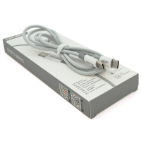 Дата кабель USB-C to USB-C 1.0m KSC-723 GAOFEI PD60W Silver iKAKU (KSC-723-TC-TC-S)