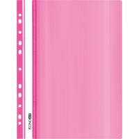 Economix A4 quick-stitch folder with perforation, texture "gloss", pink (E31510-09)